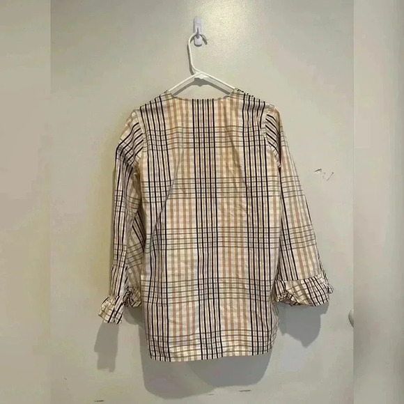 Ganni Wrap Cotton Blouse - Picture 2 of 6